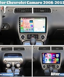 Dash Camera-OiLiehu-[8 Core 4G+64G] Android 13 Car Stereo for Chevrolet Camaro 2008-2015 with Wireless CarPlay Android Auto-9″ HD Touchscreen Car Radio with WiFi GPS Navigation 2