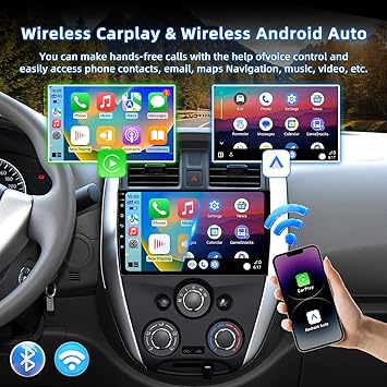 Dash Camera-ZHNN-Android 13 Car Radio Stereo Compatible with Nissan Versa Sedan 2015-2019- 10 Inch Android 2+64GB Car Stereo Support Carplay/Android Auto MirrorLink 3 Dash Camera-ZHNN-Android 13 Car Radio Stereo Compatible with Nissan Versa Sedan 2015-2019- 10 Inch Android 2+64GB Car Stereo Support Carplay/Android Auto MirrorLink - Image 3