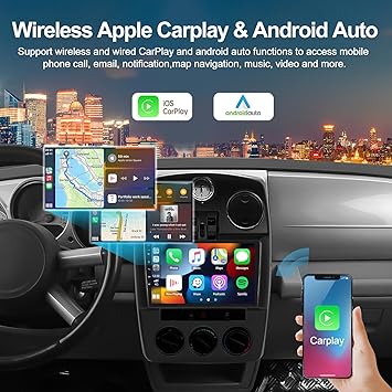 Dash Camera-CAMECHO-2G+64G Android 13 Car Stereo for Chrysler PT Cruiser 2006-2010 with Wireless CarPlay Android Auto 9″ Touchscreen Car Radio with GPS Navigation HiFi WiFi Bluetooth FM/RDS Head Unit with Backup Camera 3 Dash Camera-CAMECHO-2G+64G Android 13 Car Stereo for Chrysler PT Cruiser 2006-2010 with Wireless CarPlay Android Auto 9" Touchscreen Car Radio with GPS Navigation HiFi WiFi Bluetooth FM/RDS Head Unit with Backup Camera - Image 3