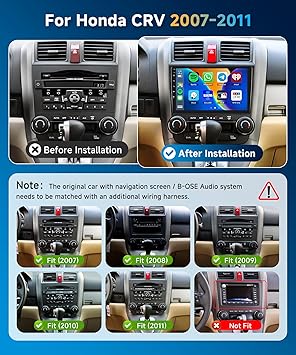 Dash Camera-METEESER-8Core 6+128G Car Stereo for Honda CRV 2007-2011 Wireless Carplay Android Auto-9 inch 1280 * 720P IPS Touch Screen Radio 2 Dash Camera-METEESER-8Core 6+128G Car Stereo for Honda CRV 2007-2011 Wireless Carplay Android Auto-9 inch 1280 * 720P IPS Touch Screen Radio - Image 2
