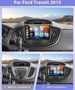 Dash Camera-podofo-Podofo 5GWiFi 8Core 2+64G Car Stereo for Ford Transit 2013-2019 with Wireless Apple Carplay Android Auto-9″ IPS Touchscreen Car Radio with Bluetooth 5.0/GPS Navigation/SWC/32EQ/DSP+AHD Backup Camera 2