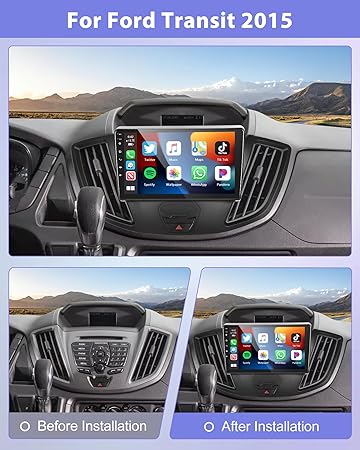 Dash Camera-podofo-Podofo 5GWiFi 8Core 2+64G Car Stereo for Ford Transit 2013-2019 with Wireless Apple Carplay Android Auto-9″ IPS Touchscreen Car Radio with Bluetooth 5.0/GPS Navigation/SWC/32EQ/DSP+AHD Backup Camera 2 Dash Camera-podofo-Podofo 5GWiFi 8Core 2+64G Car Stereo for Ford Transit 2013-2019 with Wireless Apple Carplay Android Auto-9" IPS Touchscreen Car Radio with Bluetooth 5.0/GPS Navigation/SWC/32EQ/DSP+AHD Backup Camera - Image 2