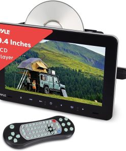 Dash Camera-Pyle-Pyle Vehicle Headrest Mount Multimedia Disc Player – 9.4’’ Hi-Res LCD Display- CD/DVD Player