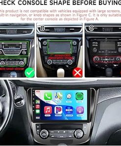 Dash Camera-podofo-podofo for Nissan Rogue X-Trail Qashqai 2014-2018, 2+64G Android Car Stereo Support Wireless Carplay&Android Auto with 10.1” Touchscreen WiFi GPS Buetooth HiFi FM/RDS Radio Receiver USB Backup Camera 2