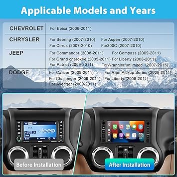 Dash Camera-podofo-Podofo Car Stereo for Jeep Wrangler JK Compass Chrysler Dodge Ram with Wireless Apple Carplay Android Auto-7″ Touchscreen Car Radio with Bluetooth GPS Navigation WiFi Mirror Link FM DSP+Backup Camera 2 Dash Camera-podofo-Podofo Car Stereo for Jeep Wrangler JK Compass Chrysler Dodge Ram with Wireless Apple Carplay Android Auto-7" Touchscreen Car Radio with Bluetooth GPS Navigation WiFi Mirror Link FM DSP+Backup Camera - Image 2