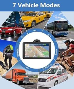 Dash Camera-MRSXWPY-GPS Navigation for Car Truck – Navigation System 9 Inchs Touchscreen Navigator with 2024 US/CA/MX Maps- Free Lifetime Map Updates 2