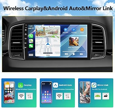 Dash Camera-AMprime-AMprime Android Double Din Car Stereo with Apple Carplay 10.1” Touchscreen Car Radio Support Bluetooth- WiFi 2 Dash Camera-AMprime-AMprime Android Double Din Car Stereo with Apple Carplay 10.1'' Touchscreen Car Radio Support Bluetooth- WiFi - Image 2