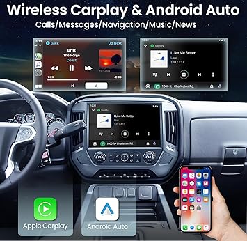 Dash Camera-Jingelsye-2K Screen 8G+128G Car Stereo Radio for Chevy Silverado and GMC Sierra 2014-2018: 13.1 Inches Touch Screen with Wireless CarPlay Android Auto Bluetooth 5GWiFi Android13 (Support upgrade to Bose system) 3 Dash Camera-Jingelsye-2K Screen 8G+128G Car Stereo Radio for Chevy Silverado and GMC Sierra 2014-2018: 13.1 Inches Touch Screen with Wireless CarPlay Android Auto Bluetooth 5GWiFi Android13 (Support upgrade to Bose system) - Image 3