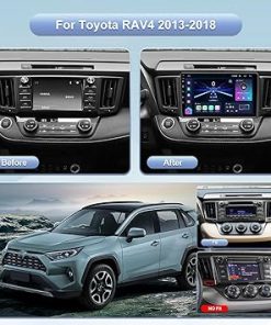 Dash Camera-TopWeb-5GWiFi Upgrade Car Stereo Radio for Toyota RAV4 2013 2014 2015 2016 2017 2018 – Wireless Carplay and Android Auto GPS Navigation – 4GB+32GB 10.2 inch Touchscreen Bluetooth RDS FM SWC Backup Camera 2