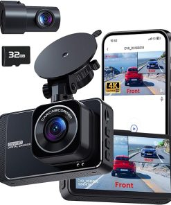 Dash Camera-PGYIOO！-PGYIOO！Dash Cam Front and Rear- 4K+2.5K Dash Camera for Cars with APP