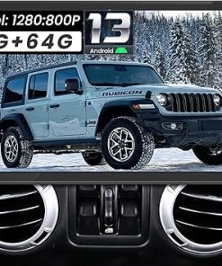 Dash Camera-Jerqry-Car Radio for Jeep Wrangler JK 2007-2018(2G+64G) for Compass Gand Cherokee Dodge Ram: Car Stereo Upgrade with Wireless Carplay/Andriod Auto 10.1″ HD Touchscreen Bluetooth GPS FM SWC