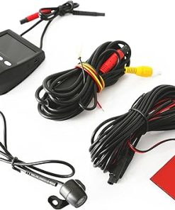 Dash Camera-Pyle-Pyle Dash Cam Car Recorder DVR – 2 Inch Monitor Blackbox Rear Camera View Full Color HD 1080p Video Security Loop Camcorder – PiP Night Vision Audio Record Micro SD & Built-In Microphone (PLDVRCAM48) 2