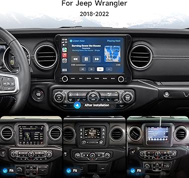 Dash Camera-dasaita-Dasaita Android 13 Car Stereo Upgrade for Jeep Wrangler JL & Gladiator JT 2018-2022 Wireless Carplay & Android Auto- 10.2″ Touch Screen 2 Dash Camera-dasaita-Dasaita Android 13 Car Stereo Upgrade for Jeep Wrangler JL & Gladiator JT 2018-2022 Wireless Carplay & Android Auto- 10.2" Touch Screen - Image 2