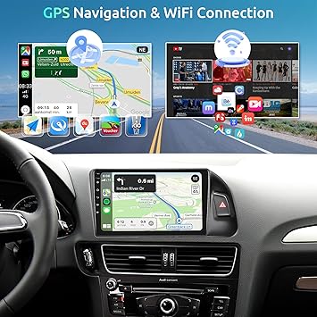 Dash Camera-Rimoody-2+64G Android Car Radio Car Stereo for Audi Q5 2010-2018 with Wireless Carplay Android Auto- 9’’ Touch Screen Head Unit Mirror Link WiFi GPS Navigation Bluetooth FM RDS EQ AHD Backup Camera SWC MIC 3 Dash Camera-Rimoody-2+64G Android Car Radio Car Stereo for Audi Q5 2010-2018 with Wireless Carplay Android Auto- 9’’ Touch Screen Head Unit Mirror Link WiFi GPS Navigation Bluetooth FM RDS EQ AHD Backup Camera SWC MIC - Image 3