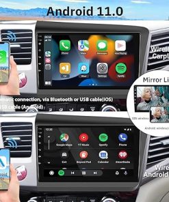 Dash Camera-podofo-Android Car Stereo for Honda Civic 2012 2013 2014 2015 Support Wireless Carplay with 9” Touchscreen 2+64G HiFi Autoradio Android Auto WiFi GPS Navigation FM/RDS Radio Backup Camera Mic Subwoofer 2