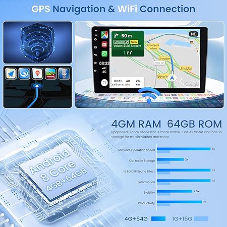Dash Camera-Rimoody-8 Core 4G+64G Android Car Stereo for Toyota Camry 2006-2011 Wireless Carplay Android Auto Car Radio- 9’’ Head Unit Touch Screen Mirror Link WiFi GPS Bluetooth FM RDS Backup Camera SWC Mic 3 Dash Camera-Rimoody-8 Core 4G+64G Android Car Stereo for Toyota Camry 2006-2011 Wireless Carplay Android Auto Car Radio- 9’’ Head Unit Touch Screen Mirror Link WiFi GPS Bluetooth FM RDS Backup Camera SWC Mic - Image 3