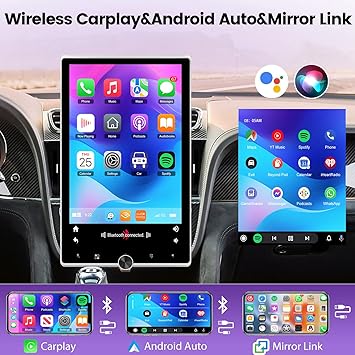 Dash Camera-NHOPEEW-2+64G Android 13 Single Din 10.4 Inch Vertical Rotate Touch Screen Car Radio with Bluetooth- Wireless CarPlay & Android Auto 3 Dash Camera-NHOPEEW-2+64G Android 13 Single Din 10.4 Inch Vertical Rotate Touch Screen Car Radio with Bluetooth- Wireless CarPlay & Android Auto - Image 3