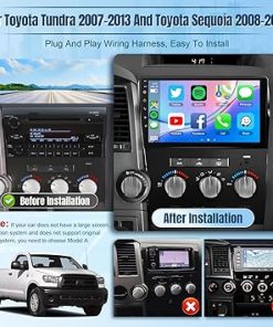 Dash Camera-Naifay-Naifay Android Car Radio for Toyota Tundra 2007-2013 Toyota Sequoia 2008-2018- 2G+32G 10.1inch Touch Screen Car Stereo with Wireless Carplay Android Auto Bluetooth GPS WiFi SWC Car Audio Receivers 2