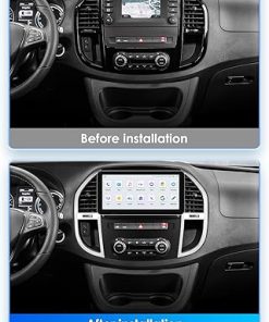 Dash Camera-hizpo-hizpo Android 12 Car Radio Stereo for Mercedes Benz Vito W447 2014-2021- 4+32GB GPS Navigation 10.33 inch Touchscreen with Carplay Bluetooth SWC WiFi RDS DSP USB 2