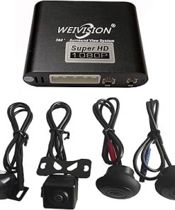 Dash Camera-weivision-Super Hd 1080P Car 360 Degree Bird View Surround System DVR Record Backup Camera Parking Monitoring with HD Sensor