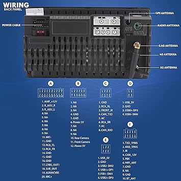 Dash Camera-Pyle-Pyle Double DIN Car Stereo Receiver-Multimedia Player-(GPS/WiFi/Cam) Double DIN 7inch HD 1080p Touch Screen Display in-Built Bluetooth Car Radio Audio Receiver with Dual USB Support Android & iOS 2 Dash Camera-Pyle-Pyle Double DIN Car Stereo Receiver-Multimedia Player-(GPS/WiFi/Cam) Double DIN 7inch HD 1080p Touch Screen Display in-Built Bluetooth Car Radio Audio Receiver with Dual USB Support Android & iOS - Image 2