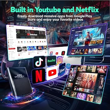 Dash Camera-LASERTAIL-Magic Carplay AI Box Wireless Carplay Android Auto Adapter Qualcomm 8 Core Support YouTube Netflix Dual Bluetooth 5Ghz WiFi TF Card Streaming Device for Cars with OEM Wired CarPlay 2 Dash Camera-LASERTAIL-Magic Carplay AI Box Wireless Carplay Android Auto Adapter Qualcomm 8 Core Support YouTube Netflix Dual Bluetooth 5Ghz WiFi TF Card Streaming Device for Cars with OEM Wired CarPlay - Image 2