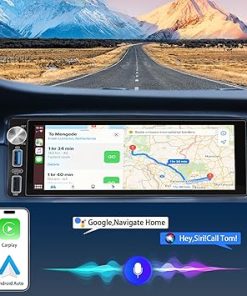 Dash Camera-ZZH-Single Din Car Stereo with Wireless Carplay Android Auto-6.9Inch Touchscreen Car Stereo Android 2G+32G 2