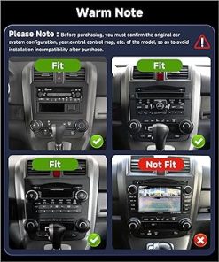 Dash Camera-podofo-Podofo for Honda CRV 2007 2008 2009 2010 2011 Car Stereo Radio with Wireless CarPlay Android Auto-9 Inch Android Touch Screen Bluetooth Car Radio with GPS WiFi HiFi Audio FM/RDS Backup Camera 2