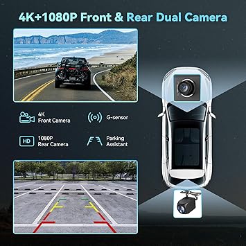 Dash Camera-Rvsisytm-9″ Wireless Apple Carplay & Android Auto Screen for Car- Touch Screen Car Stereo with 1080P Backup Camera for Car 3 Dash Camera-Rvsisytm-9" Wireless Apple Carplay & Android Auto Screen for Car- Touch Screen Car Stereo with 1080P Backup Camera for Car - Image 3