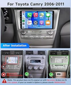 Dash Camera-METEESER-2+64G for Toyota Camry 2006-2011 Car Radio with Wireless Carplay/Android Auto-Android Car Stereo 9 Inch Touch Screen GPS Navigation WiFi Bluetooth FM/RDS Mirror Link SWC Backup Camera 2