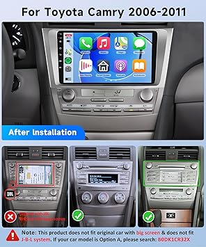 Dash Camera-METEESER-2+64G for Toyota Camry 2006-2011 Car Radio with Wireless Carplay/Android Auto-Android Car Stereo 9 Inch Touch Screen GPS Navigation WiFi Bluetooth FM/RDS Mirror Link SWC Backup Camera 2 Dash Camera-METEESER-2+64G for Toyota Camry 2006-2011 Car Radio with Wireless Carplay/Android Auto-Android Car Stereo 9 Inch Touch Screen GPS Navigation WiFi Bluetooth FM/RDS Mirror Link SWC Backup Camera - Image 2