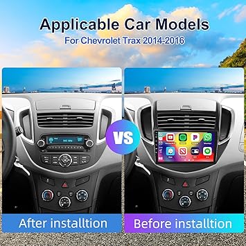 Dash Camera-CAMECHO-CAMECHO 2G 64G Car Stereo Radio for Chevrolet Chevy Trax 2014-2016 with CarPlay Android Auto 9″ Touch Screen Head Unit Android 13 Car Radio with GPS Navigation Bluetooth WiFi Mirror Link Backup Camera 2 Dash Camera-CAMECHO-CAMECHO 2G 64G Car Stereo Radio for Chevrolet Chevy Trax 2014-2016 with CarPlay Android Auto 9" Touch Screen Head Unit Android 13 Car Radio with GPS Navigation Bluetooth WiFi Mirror Link Backup Camera - Image 2