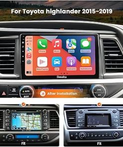 Dash Camera-dasaita-Dasaita Android 13 8GB 256GB Car Stereo for Toyota Highlander 2015-2019- 10.2″ QLED Touch Screen with Wireless Apple CarPlay 2