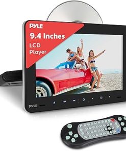Dash Camera-Pyle-Pyle – Car DVD Player- Universal Car Headrest Mount Display Monitor – 9.4 Inch