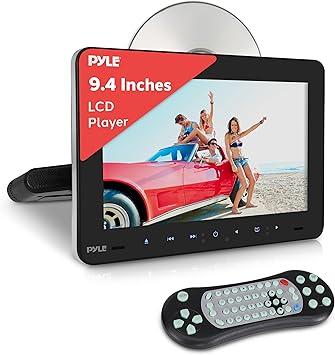 Dash Camera-Pyle-Pyle – Car DVD Player- Universal Car Headrest Mount Display Monitor – 9.4 Inch Dash Camera-Pyle-Pyle - Car DVD Player- Universal Car Headrest Mount Display Monitor - 9.4 Inch