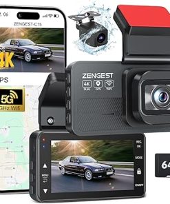 Dash Camera-Zengest-Dash Cam Front and Rear- 4K FHD Dual Dash Camera for Cars