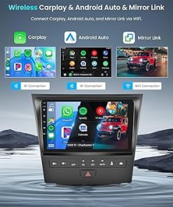 Dash Camera-Rimoody-4+64G Android Car Stereo for Lexus GS300/350/400/430/450/460 2004-2011 Wireless Carplay Android Auto Car Radio- 9’’ Touch Screen Head Unit Bluetooth GPS WiFi Mirror Link FM/RDS DSP Backup Camera SWC 2