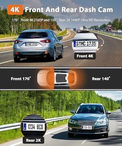 Dash Camera-CAMBLO-4K+2K Dash Cam Front and Rear-3.2″ IPS Full Screen Dual Dash Camera for Cars 2