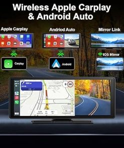 Dash Camera-ALOMA-Wireless Apple Carplay Screen for Car 4K Dash Cam- 10.26″ Portable Apple Carplay & Android Auto Car Stereo 2