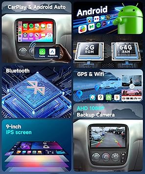 Dash Camera-podofo-Podofo HiFi 16EQ 2G+64G Android Car Stereo for 1997-2001 Honda CRV Radio -Manual A/C with Wireless CarPlay Android Auto MirrorLink-9inch HD Touchscreen Radio with Bluetooth GPS WiFi SWC Backup Camera 3 Dash Camera-podofo-Podofo HiFi 16EQ 2G+64G Android Car Stereo for 1997-2001 Honda CRV Radio -Manual A/C with Wireless CarPlay Android Auto MirrorLink-9inch HD Touchscreen Radio with Bluetooth GPS WiFi SWC Backup Camera - Image 3