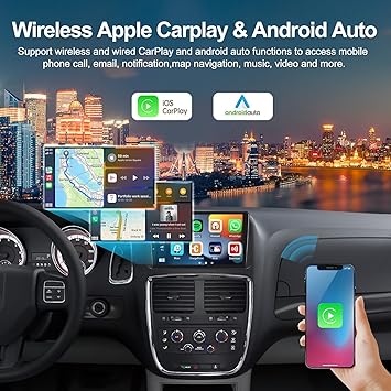 Dash Camera-CAMECHO-2+64GB Android Car Stereo Radio for Dodge Grand Caravan Chrysler Town and Country with Wireless Apple Carplay Android Auto 9″ Touch Screen Bluetooth Car Radio with GPS Navigation HiFi Backup Camera 3 Dash Camera-CAMECHO-2+64GB Android Car Stereo Radio for Dodge Grand Caravan Chrysler Town and Country with Wireless Apple Carplay Android Auto 9" Touch Screen Bluetooth Car Radio with GPS Navigation HiFi Backup Camera - Image 3