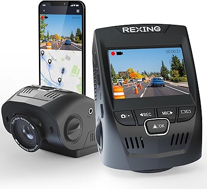 Dash Camera-RexingUSA-V1-4K Ultra HD GPS Dash Cam 2.4” LCD- Wi-Fi 3 Dash Camera-RexingUSA-V1-4K Ultra HD GPS Dash Cam 2.4” LCD- Wi-Fi - Image 3