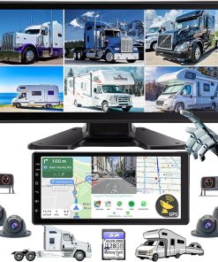 Dash Camera-RVeligacy-GPS Navigation 6 Split Touchable Screen Car Stereo with Carplay 128GB Large 1080P Image 10.36 Inch Monitor Backup Camera Built-in DVR for RV Truck Trailer Rear Side Front View Wired System RGPS6 Dash Camera-RVeligacy-GPS Navigation 6 Split Touchable Screen Car Stereo with Carplay 128GB Large 1080P Image 10.36 Inch Monitor Backup Camera Built-in DVR for RV Truck Trailer Rear Side Front View Wired System RGPS6
