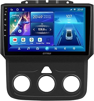Dash Camera-GTRUI-9 Inch QLED Touch Screen 4+64GB Android Car Stereo for Dodge RAM 1500 2500 3500 2013-2018-Wireless CarPlay Auto 5G WiFi Bluetooth GPS Navigation Upgrade Radio Player Dash Camera-GTRUI-9 Inch QLED Touch Screen 4+64GB Android Car Stereo for Dodge RAM 1500 2500 3500 2013-2018-Wireless CarPlay Auto 5G WiFi Bluetooth GPS Navigation Upgrade Radio Player