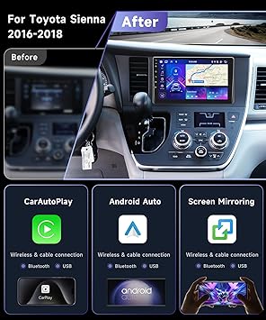Dash Camera-podofo-【DSP 46EQ】 8Core 4G+64G Car Stereo Radio for Toyota Sienna 2015-2018 with 9inch 1280x720P IPS Touch Screen/Wireless Car Play/Android Auto/Bluetooth 5.0/GPS/5Ghz WiFi/AHD Backup Camera 3 Dash Camera-podofo-【DSP 46EQ】 8Core 4G+64G Car Stereo Radio for Toyota Sienna 2015-2018 with 9inch 1280x720P IPS Touch Screen/Wireless Car Play/Android Auto/Bluetooth 5.0/GPS/5Ghz WiFi/AHD Backup Camera - Image 3