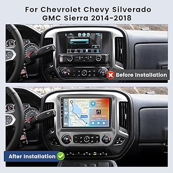 Dash Camera-Hikity-Hikity Android Car Stereo for Chevrolet Chevy Silverado GMC Sierra 2014-2018 Radio 2+64GB 10.1 Inch Touchscreen Car Radio Carplay Android Auto GPS Navigation WiFi Bluetooth FM EQ Backup Camera 2 Dash Camera-Hikity-Hikity Android Car Stereo for Chevrolet Chevy Silverado GMC Sierra 2014-2018 Radio 2+64GB 10.1 Inch Touchscreen Car Radio Carplay Android Auto GPS Navigation WiFi Bluetooth FM EQ Backup Camera - Image 2