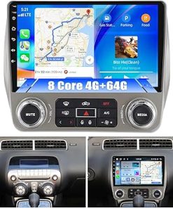 Dash Camera-OiLiehu-[8 Core 4G+64G] Android 13 Car Stereo for Chevrolet Camaro 2008-2015 with Wireless CarPlay Android Auto-9″ HD Touchscreen Car Radio with WiFi GPS Navigation