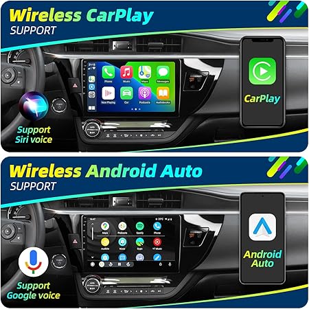 Dash Camera-crownyu-for Toyota Corolla 2014-2016 Upgrade Android Radio Compatible with Wirelessly Carplay Android Auto Car Stereo Bluetooth Navigation Touch Screen GPS 8core 4GB RAM 64GB Head Unit Media Player 2 Dash Camera-crownyu-for Toyota Corolla 2014-2016 Upgrade Android Radio Compatible with Wirelessly Carplay Android Auto Car Stereo Bluetooth Navigation Touch Screen GPS 8core 4GB RAM 64GB Head Unit Media Player - Image 2