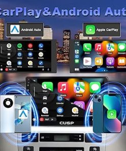 Dash Camera-CUSP-CUSP 10.1 Inch Android Car Stereo Radio Universal Double Din Wireless Apple Carplay & Android Auto in-Dash Kit GPS Bluetooth Multimedia Player Head Unit (10.1 Inch 4G+64G+Car Play & Android Auto) 2