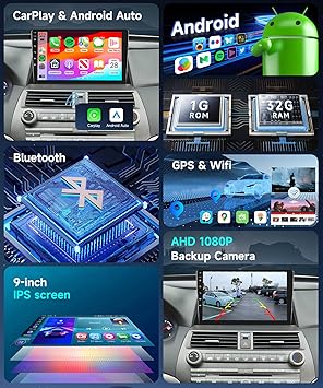 Dash Camera-podofo-for Honda Accord 8th 2008-2012 Android Car Radio Stereo with Wireless CarPlay Android Auto Podofo 10.1 inch Touch Screen GPS Navigation Head Unit Support Bluetooth WiFi Backup Camera Mic 3 Dash Camera-podofo-for Honda Accord 8th 2008-2012 Android Car Radio Stereo with Wireless CarPlay Android Auto Podofo 10.1 inch Touch Screen GPS Navigation Head Unit Support Bluetooth WiFi Backup Camera Mic - Image 3